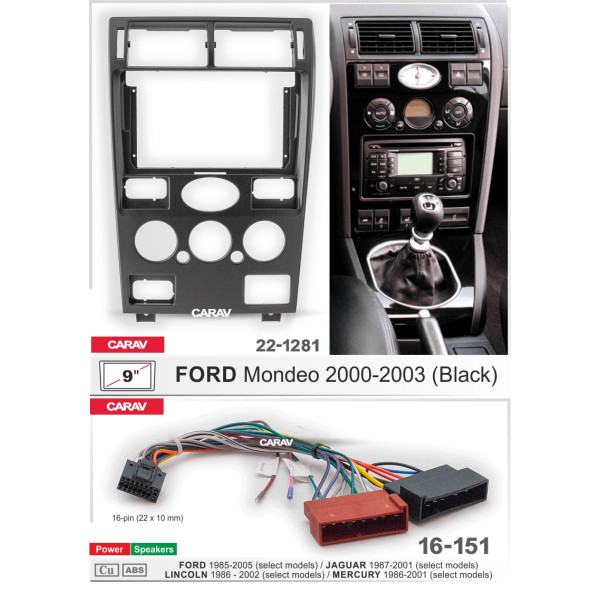 Комплект для установки FORD Mondeo 2000-2003