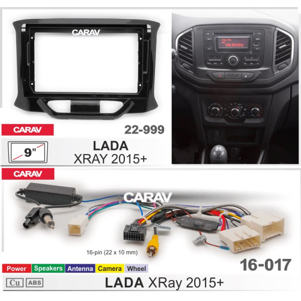 Комплект для установки LADA XRAY 2015+ 