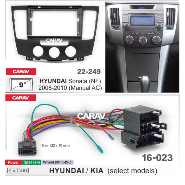 Комплект для установки HYUNDAI Sonata (NF) 2008-2010 