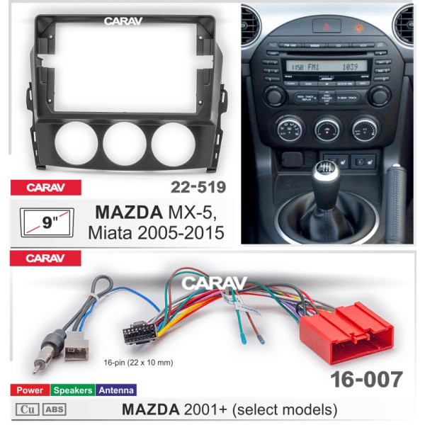 Комплект для установки MAZDA MX-5
