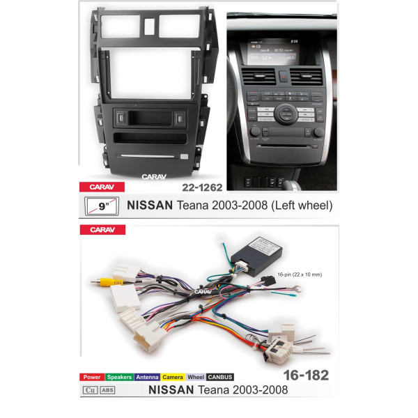 Комплект для установки NISSAN Teana 2003-2008