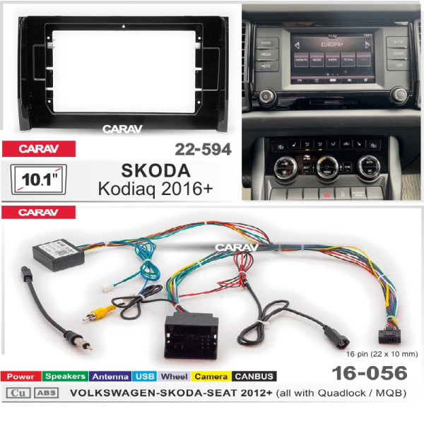 Комплект для установки SKODA Kodiaq 2016+