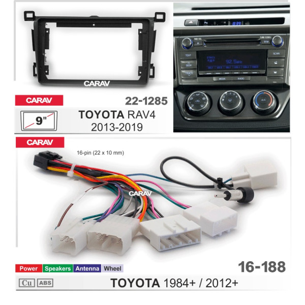 Комплект для установки  TOYOTA RAV4 2013-2019