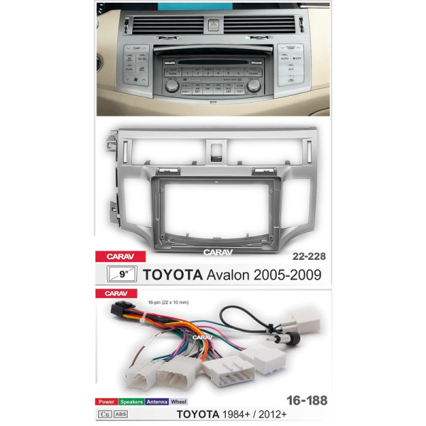 Комплект для установки TOYOTA Avalon 2005-2009